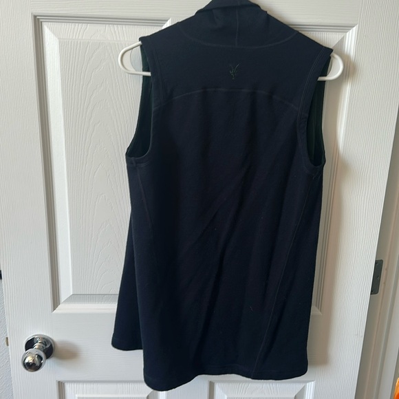 Ibex navy and forest green reversible Open Front Vest - Picture 3 of 3